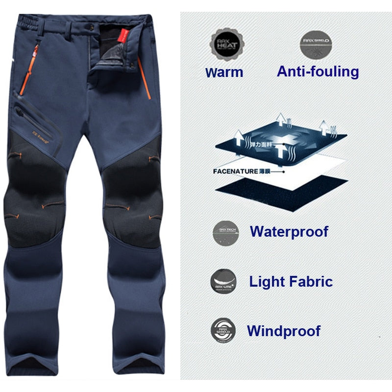 Waterproof Softshell Warm Outdoor Jackets Pants Trousers