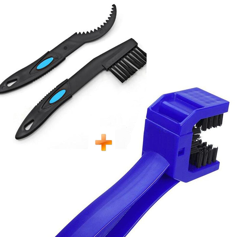 zk30 Chain Cleaner Scrubber Brushes Mountain Bike Wash Tool Set Cycling Cleaning Kit Bicycle Repair Tools Bicycle Accessories