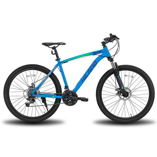 3 Color 21 Speeds 26/27.5 Inches Steel Frame Suspension fork Disc Brake Mountain Bike MTB
