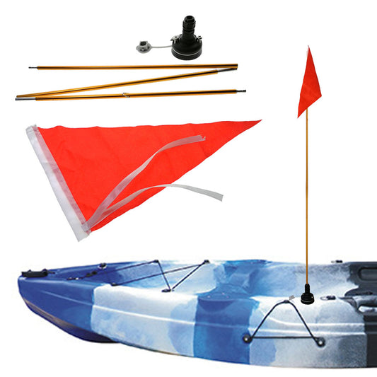 Kayak Safety Flag Canoes Paddle Boards Fishing Boat Foldable Flag