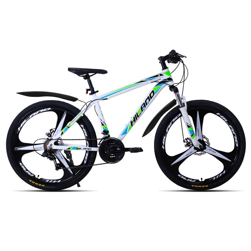 26 inch 21 Speed Aluminum Alloy Suspension Fork Bicycle Double Disc Brake Mountain Bike