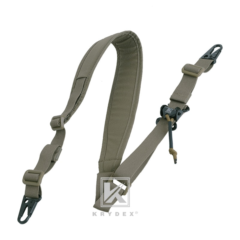 Modular Rifle Sling Strap Removable Tactical 2 Point / 1 Point 2.25 Padded Combat Shooting or Hunting Rifle Accessories