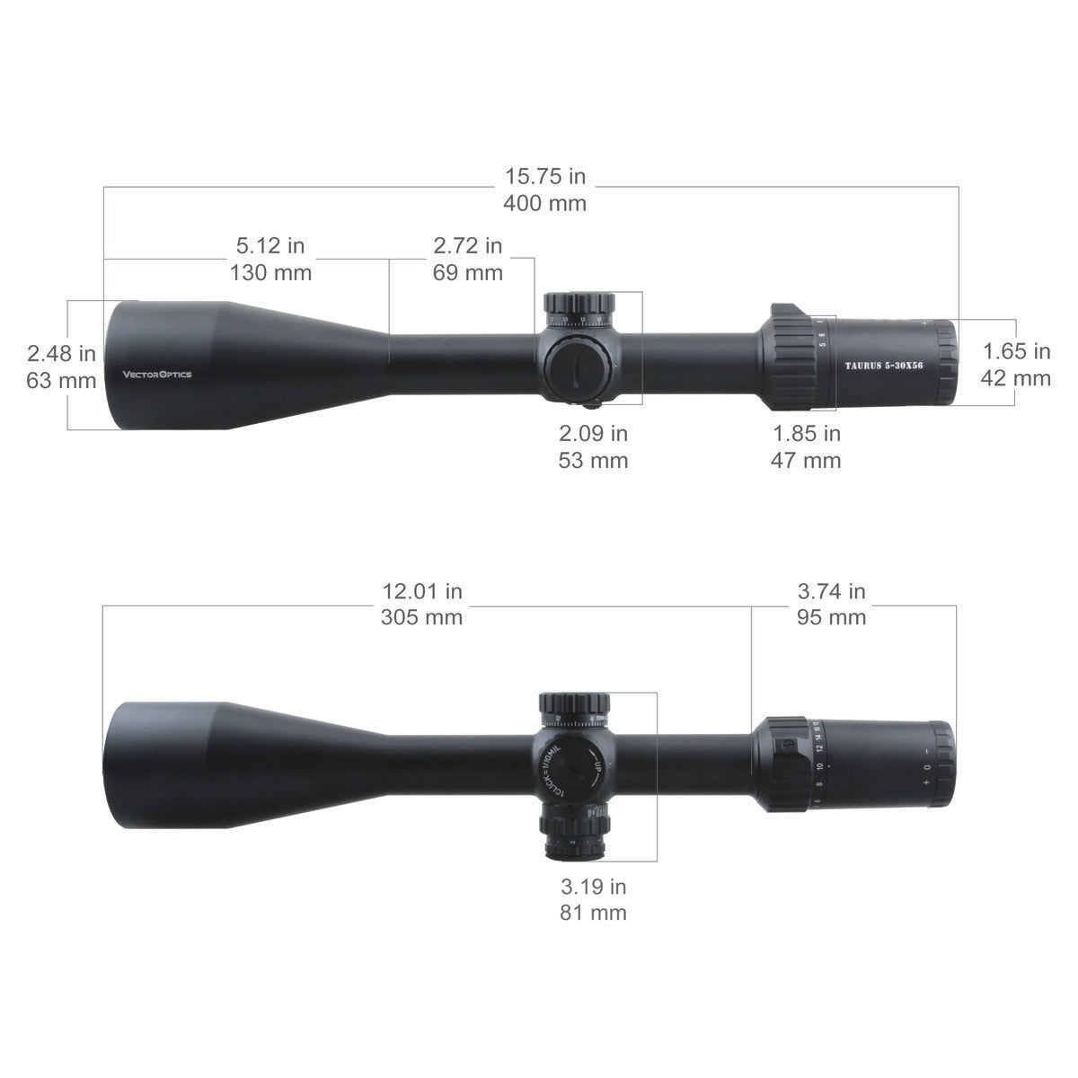 5-30x56 Riflescope Reticle High Quality Long Range Scope