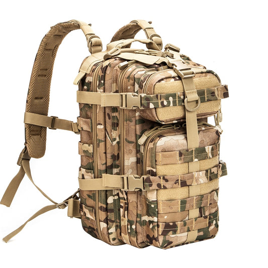 Army Tactical Backpack 1000D Polyester 30L 3P Softback Outdoor Waterproof Rucksack
