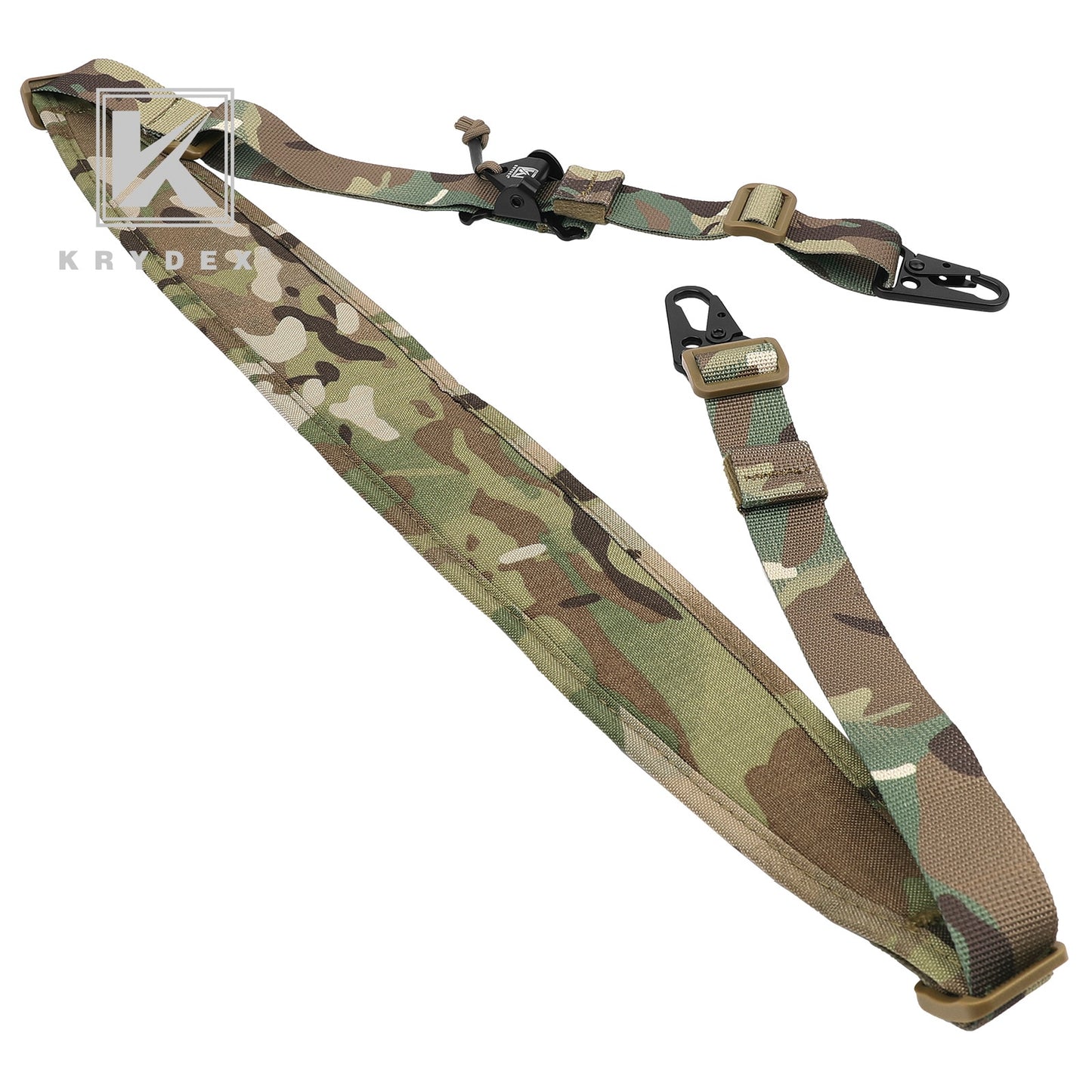 Modular Rifle Sling Strap Removable Tactical 2 Point / 1 Point 2.25 Padded Combat Shooting or Hunting Rifle Accessories