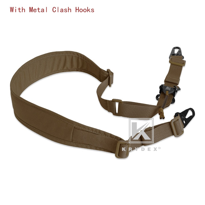 Modular Rifle Sling Strap Removable Tactical 2 Point / 1 Point 2.25 Padded Combat Shooting or Hunting Rifle Accessories