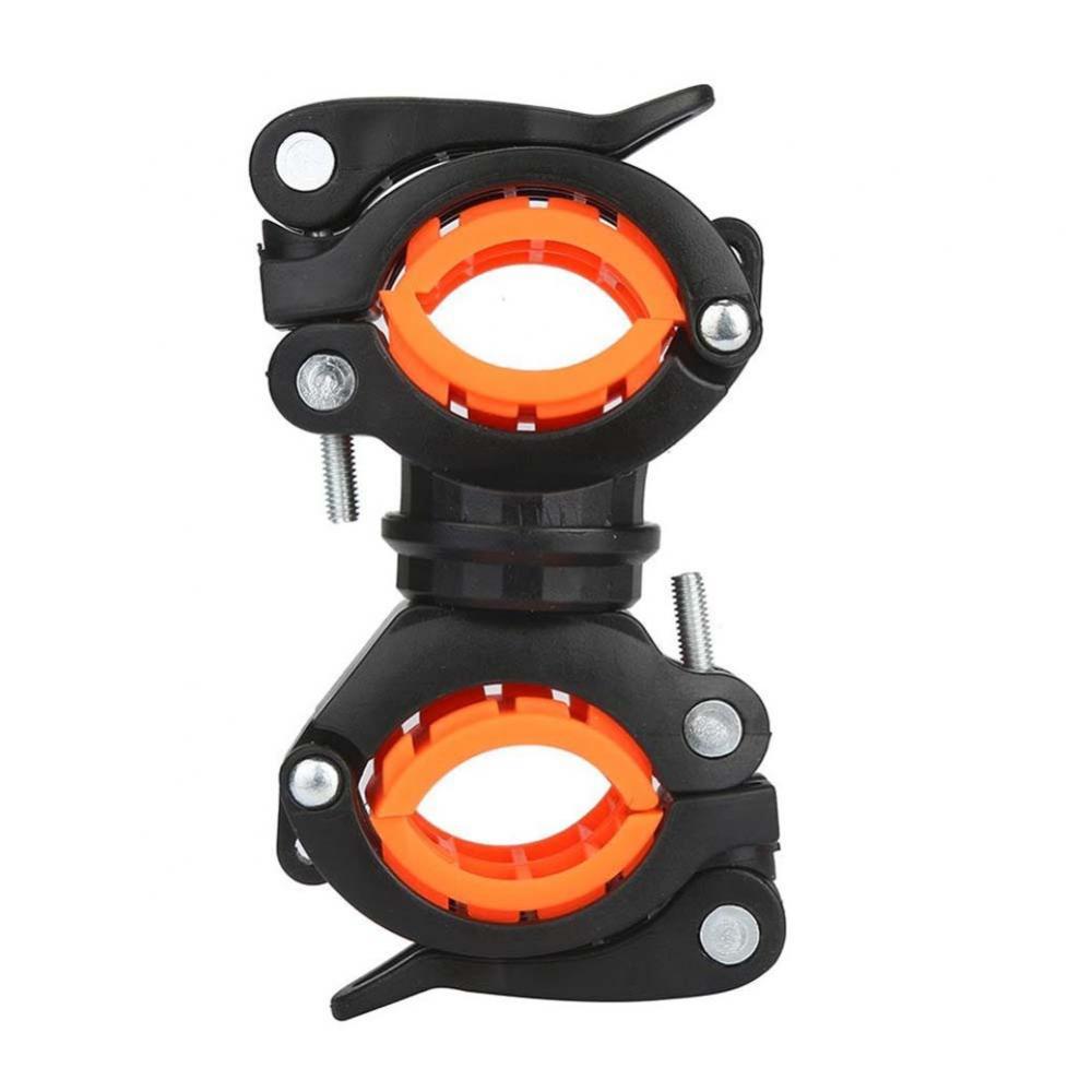 360°Rotation Cycling Clip Clamp Flashlight Mount Holder Universal Bicycle Bike LED Light Flashlight Torch Mount Holder