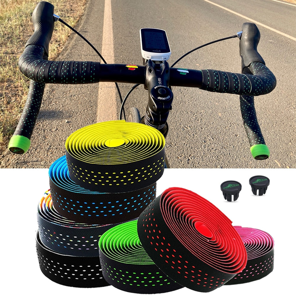 Professional Cycling Damping Anti-Vibration Wrap With 2 Bar Plug